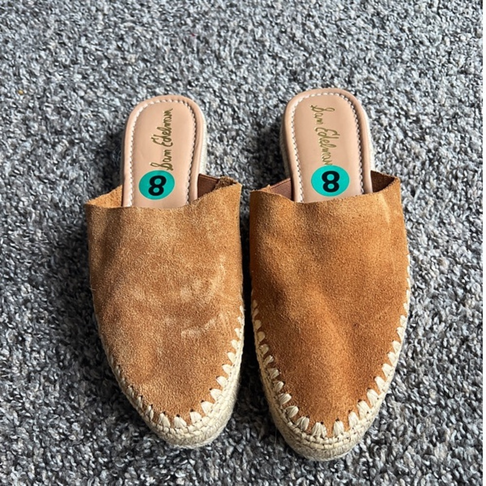 Austin Espadrille Suede Mules - Picture 3 of 8